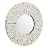 Driftwood Wall Mirror, Wood, Mirrored Glass, Wood