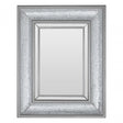 Winnie Wall Mirror, Wood, Mirrored Glass, Silver