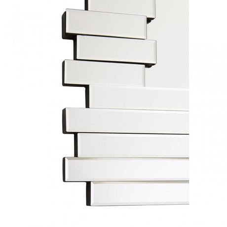 Rectangle Wall Mirror, Wood, Mirrored Glass