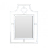 Wall Mirror, Wood, Mirrored Glass, Silver