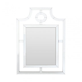 Wall Mirror, Wood, Mirrored Glass, Silver
