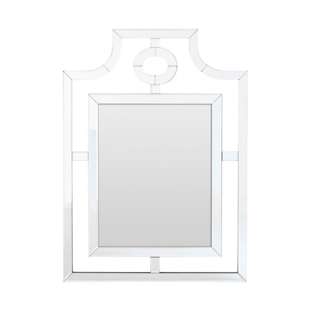 Wall Mirror, Wood, Mirrored Glass, Silver