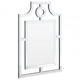 Wall Mirror, Wood, Mirrored Glass, Silver