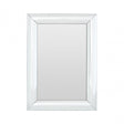 Rectangular Wall Mirror, Wood, Mirrored Glass, Silver