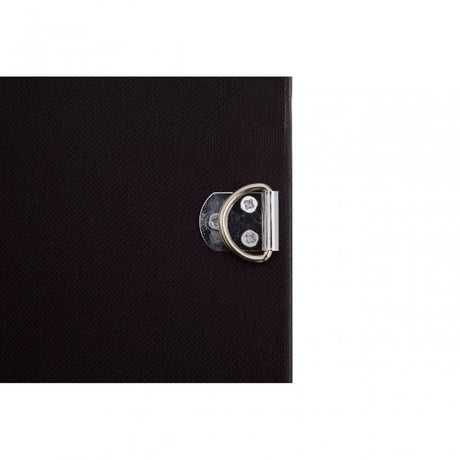 Black/White Genuine Cowhide Wall Mirror, Cowhide, Mirrored Glass, Stainless Steel, Black