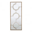 Tuskin Wall Mirror, Wood, Mirrored Glass, Wood