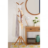 Tuskin Wall Mirror, Beechwood, Mirrored Glass