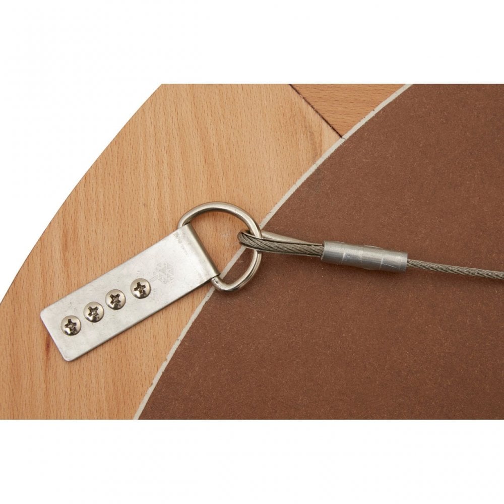 Tuskin Wall Mirror, Beechwood, Mirrored Glass