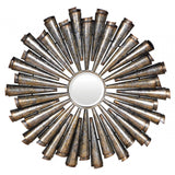 Tribeca Silver Wall Mirror, Iron, Mirrored, Silver