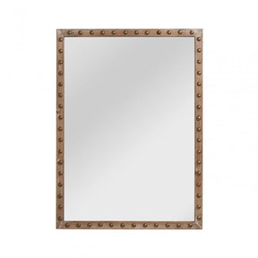 Tribeca Wall Mirror, Fir Wood, Glass, Natural