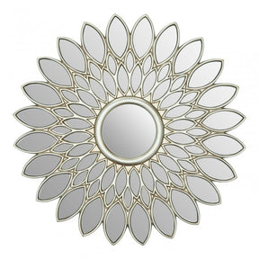 Starl Wall Mirror, Mirrored Glass, Silver