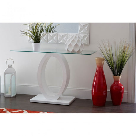 3D Effect Wall Mirror, Mirrored Glass, White