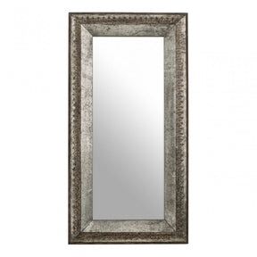 Elementary Wall Mirror, Wood, Mirrored Glass, Grey