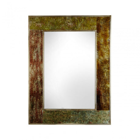 Deco Wall Mirror, Wood, Mirrored Glass, Gold