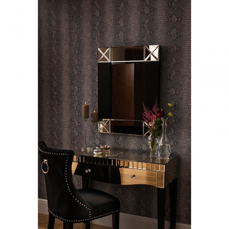 Boulevard Wall Mirror, Wood, Mirrored Glass