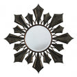Verona Starburst Wall Mirror, Mirrored Glass, Gold