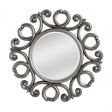 Wall Mirror, Mirrored Glass, Styrofoam, Silver