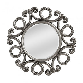 Wall Mirror, Mirrored Glass, Styrofoam, Silver