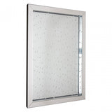 Wall Mirror, Chrome, Mirrored Glass