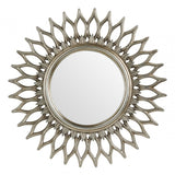 Styro Wall Mirror, Mirrored Glass, Polyresin