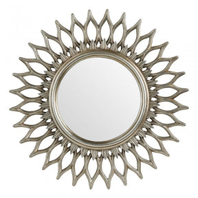 Styro Wall Mirror, Mirrored Glass, Polyresin