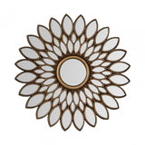 Starl Modern Wall Mirror, Star Shape, Bronze