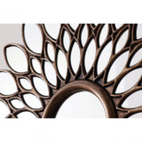Starl Modern Wall Mirror, Star Shape, Bronze