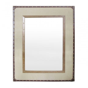 Mirror, Cotton, Particle Board, Natural