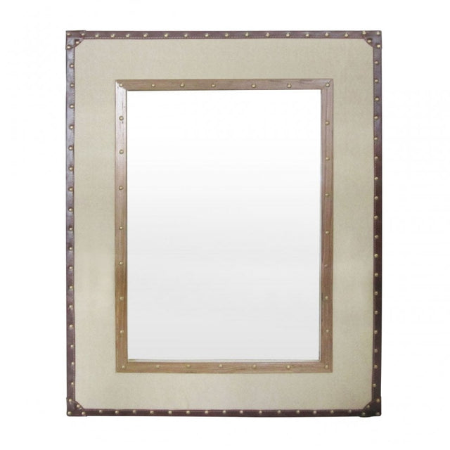 Mirror, Cotton, Particle Board, Natural