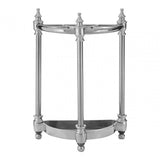 Half Circle Umbrella Stand, Aluminium, Silver