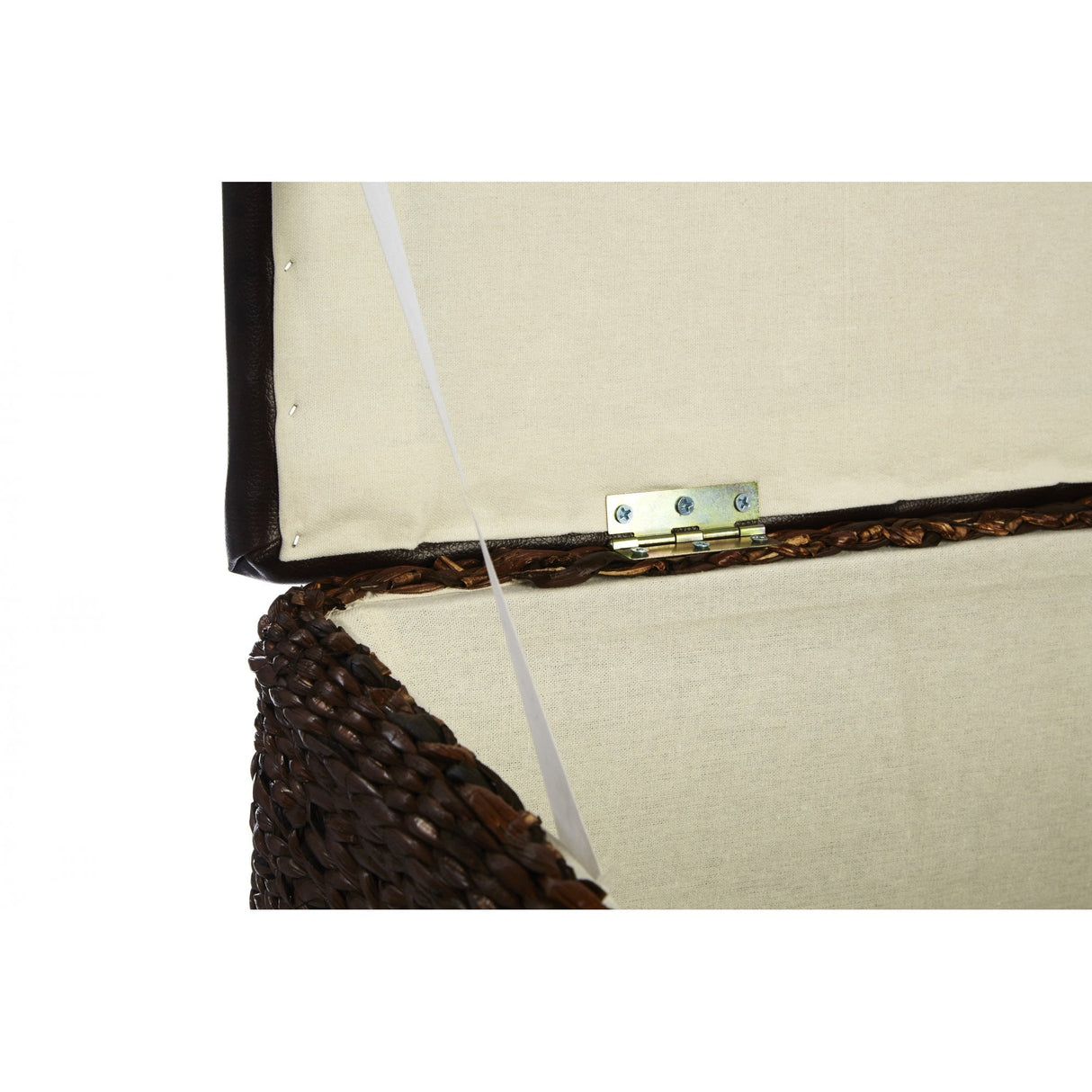 Ottoman Storage, Cattail, Brown