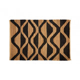 Stitch Small Hemp Rug, Jute, Brown