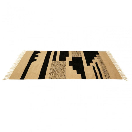 Stitch Small Trenza Rug, Brown