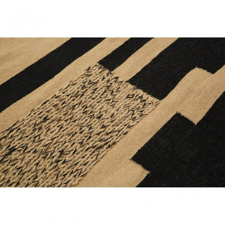 Stitch Small Trenza Rug, Brown