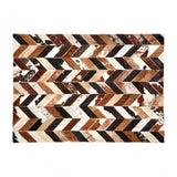 Safira Large Natural Patchwork Rug