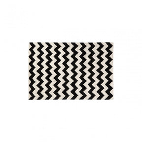 South Beach Rug, Cotton / Wool 20 / 80, Black