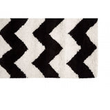 South Beach Rug, Cotton / Wool 20 / 80, Black