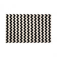 South Beach Rug, Cotton / Wool 20 / 80, Black