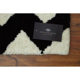 South Beach Rug, Cotton / Wool 20 / 80, Black