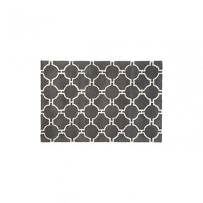Tuskin Rug, Cotton / Wool 20 / 80, Grey