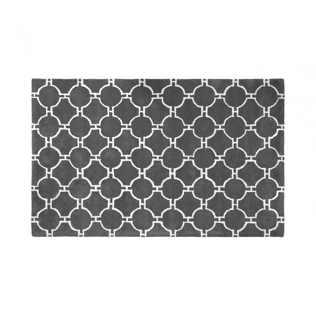 Tuskin Rug, Cotton / Wool 20 / 80, Grey