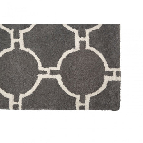 Tuskin Rug, Cotton / Wool 20 / 80, Grey