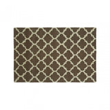 Townhouse Rug, Cotton / Wool 20 / 80, Brown