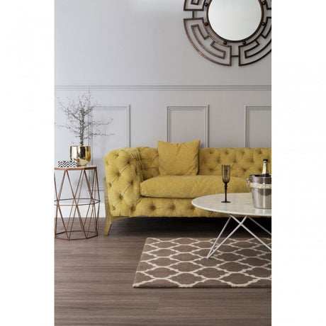 Townhouse Rug, Cotton / Wool 20 / 80, Brown