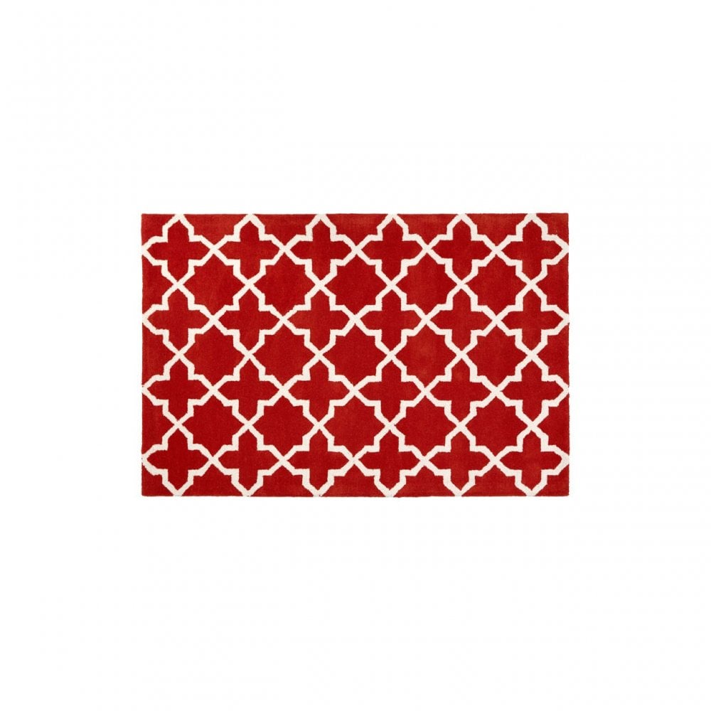 Townhouse Rug, Cotton / Wool 20 / 80, Orange