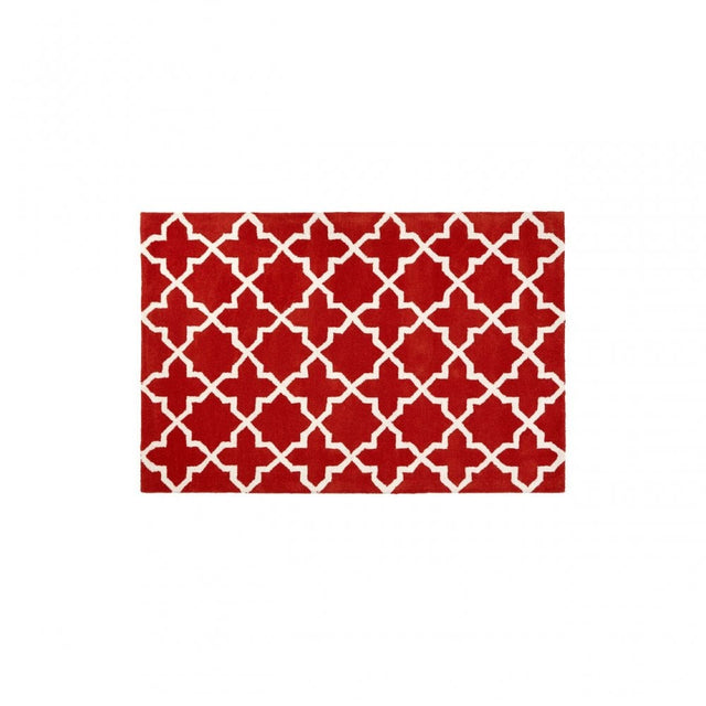Townhouse Rug, Cotton / Wool 20 / 80, Orange