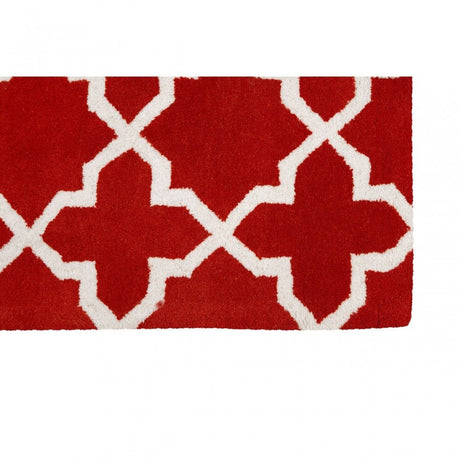 Townhouse Rug, Cotton / Wool 20 / 80, Orange