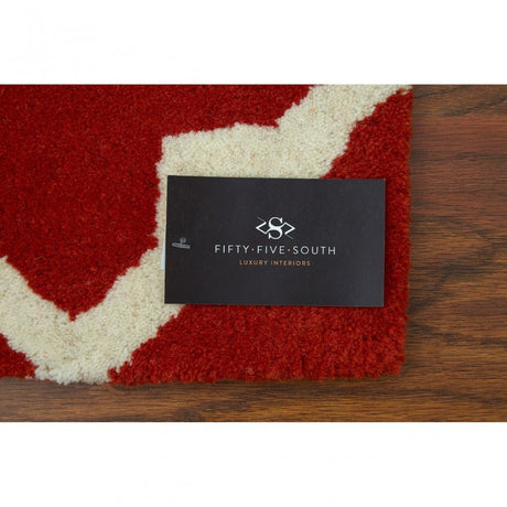 Townhouse Rug, Cotton / Wool 20 / 80, Orange