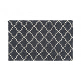 Tuskin Rug, Cotton / Wool 20 / 80, Grey