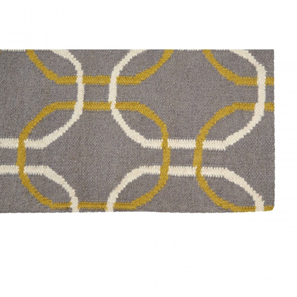 Oslo Rug, Cotton / Wool 20 / 80, Grey